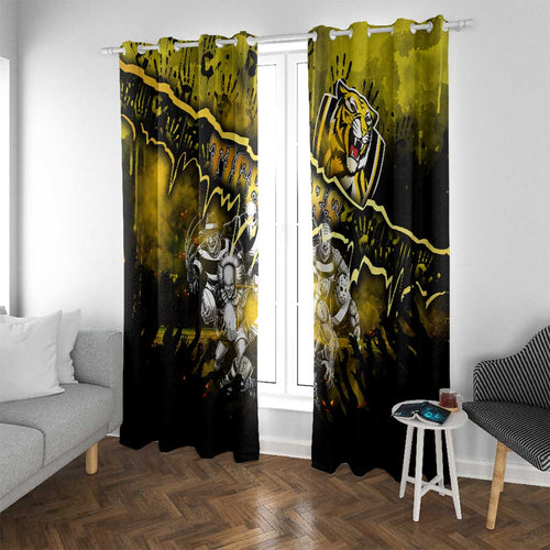 Step Into Horror Domain Tiger Football Window Curtain Halloween Horror Movie Characters - Aussie Hoodie