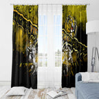 Step Into Horror Domain Tiger Football Window Curtain Halloween Horror Movie Characters - Aussie Hoodie