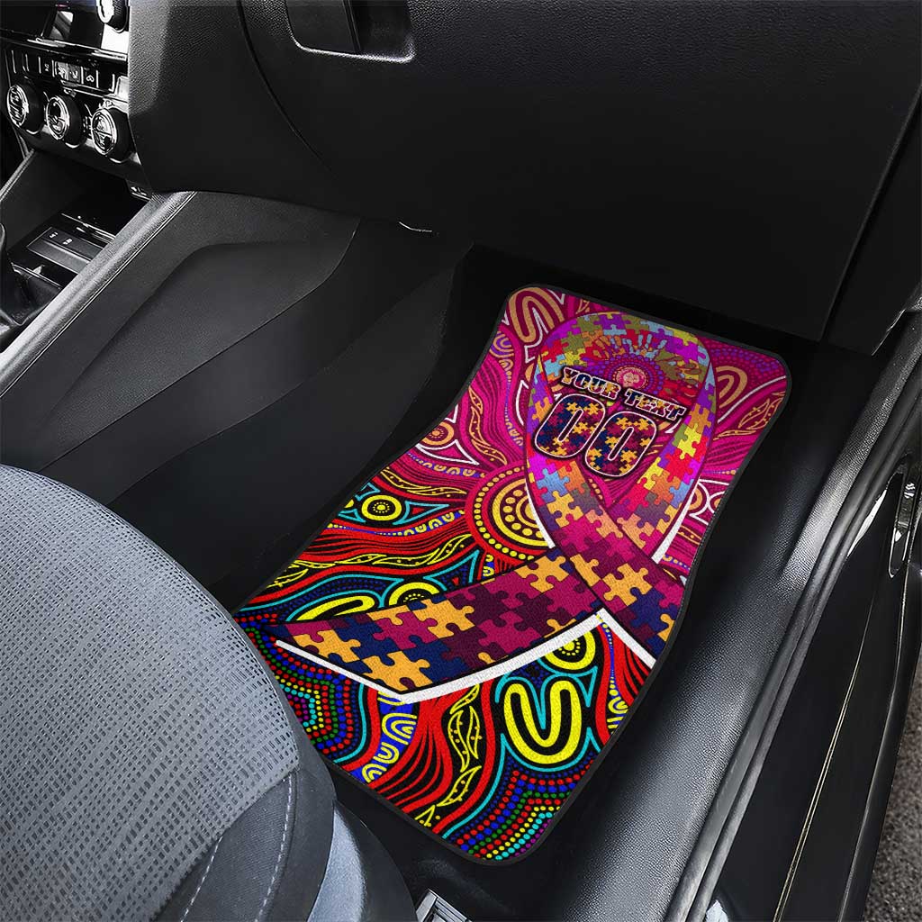 Autism Awareness Australia Brisbane Lions Car Mats Aboriginal Indigenous Art