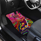 Autism Awareness Australia Brisbane Lions Car Mats Aboriginal Indigenous Art