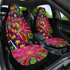 Autism Awareness Australia Brisbane Lions Car Seat Cover Aboriginal Indigenous Art