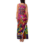Autism Awareness Australia Brisbane Lions Family Matching Tank Maxi Dress and Hawaiian Shirt Aboriginal Indigenous Art