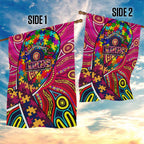 Autism Awareness Australia Brisbane Lions Garden Flag Aboriginal Indigenous Art