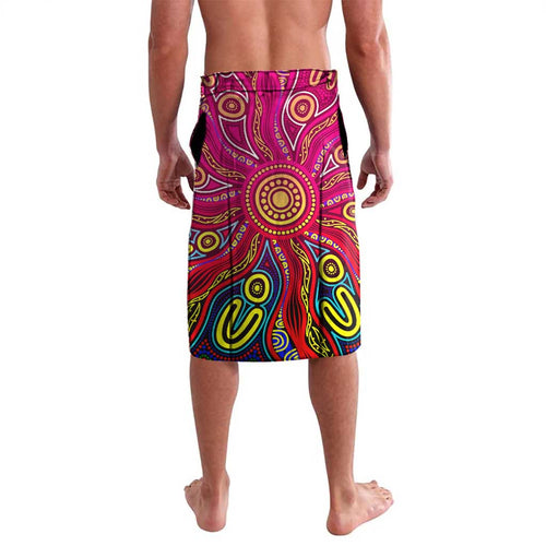 Autism Awareness Australia Brisbane Lions Lavalava Aboriginal Indigenous Art