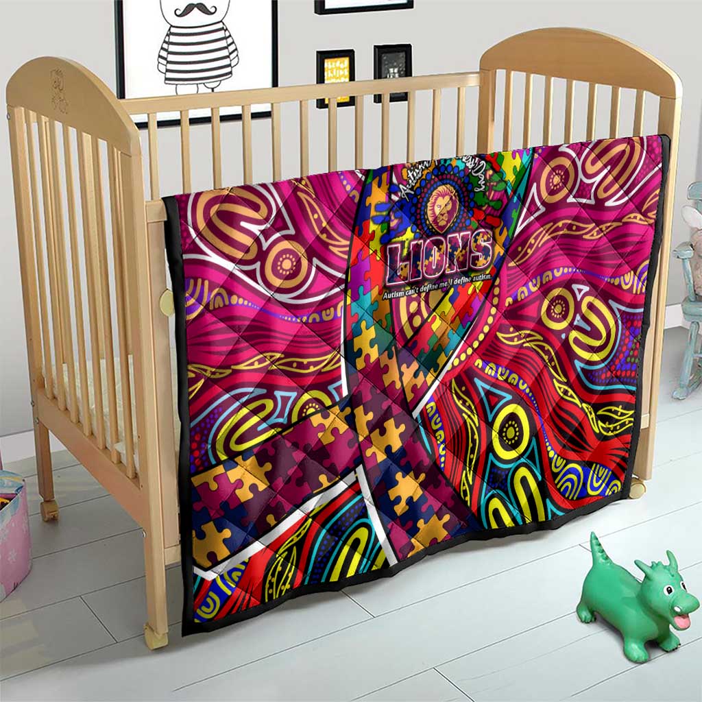 Autism Awareness Australia Brisbane Lions Quilt Aboriginal Indigenous Art