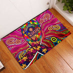Autism Awareness Australia Brisbane Lions Rubber Doormat Aboriginal Indigenous Art