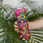 Autism Awareness Australia Brisbane Lions Skinny Tumbler Aboriginal Indigenous Art