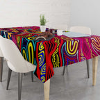 Autism Awareness Australia Brisbane Lions Tablecloth Aboriginal Indigenous Art