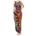 Autism Awareness Australia Brisbane Lions Tank Maxi Dress Aboriginal Indigenous Art