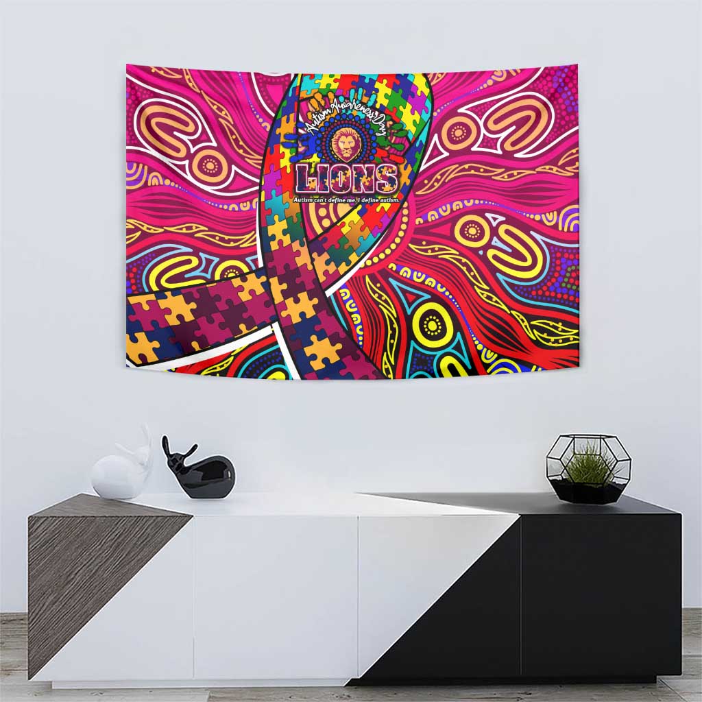 Autism Awareness Australia Brisbane Lions Tapestry Aboriginal Indigenous Art