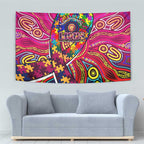 Autism Awareness Australia Brisbane Lions Tapestry Aboriginal Indigenous Art