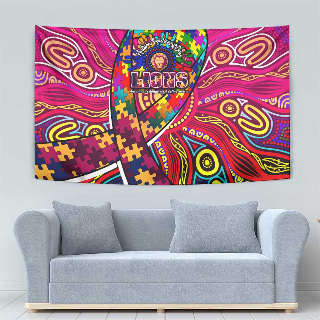 Autism Awareness Australia Brisbane Lions Tapestry Aboriginal Indigenous Art