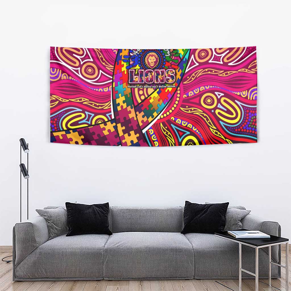 Autism Awareness Australia Brisbane Lions Tapestry Aboriginal Indigenous Art