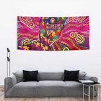 Autism Awareness Australia Brisbane Lions Tapestry Aboriginal Indigenous Art