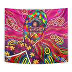 Autism Awareness Australia Brisbane Lions Tapestry Aboriginal Indigenous Art