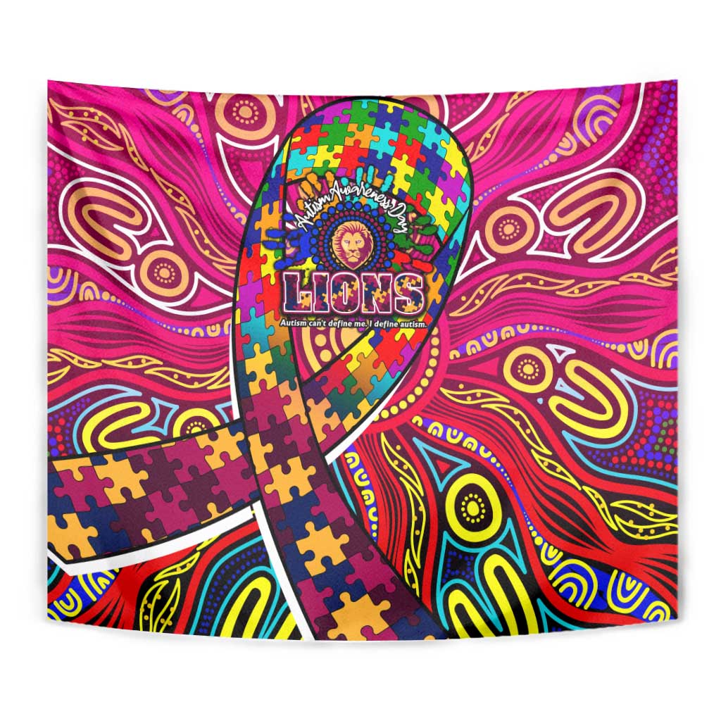 Autism Awareness Australia Brisbane Lions Tapestry Aboriginal Indigenous Art