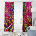 Autism Awareness Australia Brisbane Lions Window Curtain Aboriginal Indigenous Art