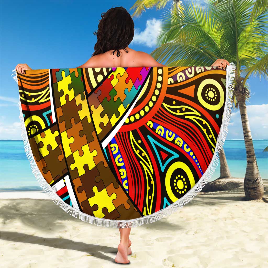 Autism Awareness Australia Hawthorn Hawks Beach Blanket Aboriginal Indigenous Art
