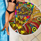 Autism Awareness Australia Hawthorn Hawks Beach Blanket Aboriginal Indigenous Art