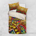 Autism Awareness Australia Hawthorn Hawks Bedding Set Aboriginal Indigenous Art