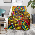 Autism Awareness Australia Hawthorn Hawks Blanket Aboriginal Indigenous Art