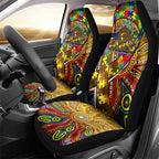 Autism Awareness Australia Hawthorn Hawks Car Seat Cover Aboriginal Indigenous Art