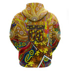 Autism Awareness Australia Hawthorn Hawks Hoodie Aboriginal Indigenous Art