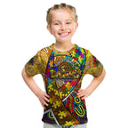 Autism Awareness Australia Hawthorn Hawks Kid T Shirt Aboriginal Indigenous Art