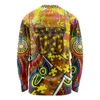 Autism Awareness Australia Hawthorn Hawks Long Sleeve Shirt Aboriginal Indigenous Art