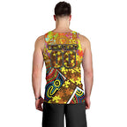 Autism Awareness Australia Hawthorn Hawks Men Tank Top Aboriginal Indigenous Art