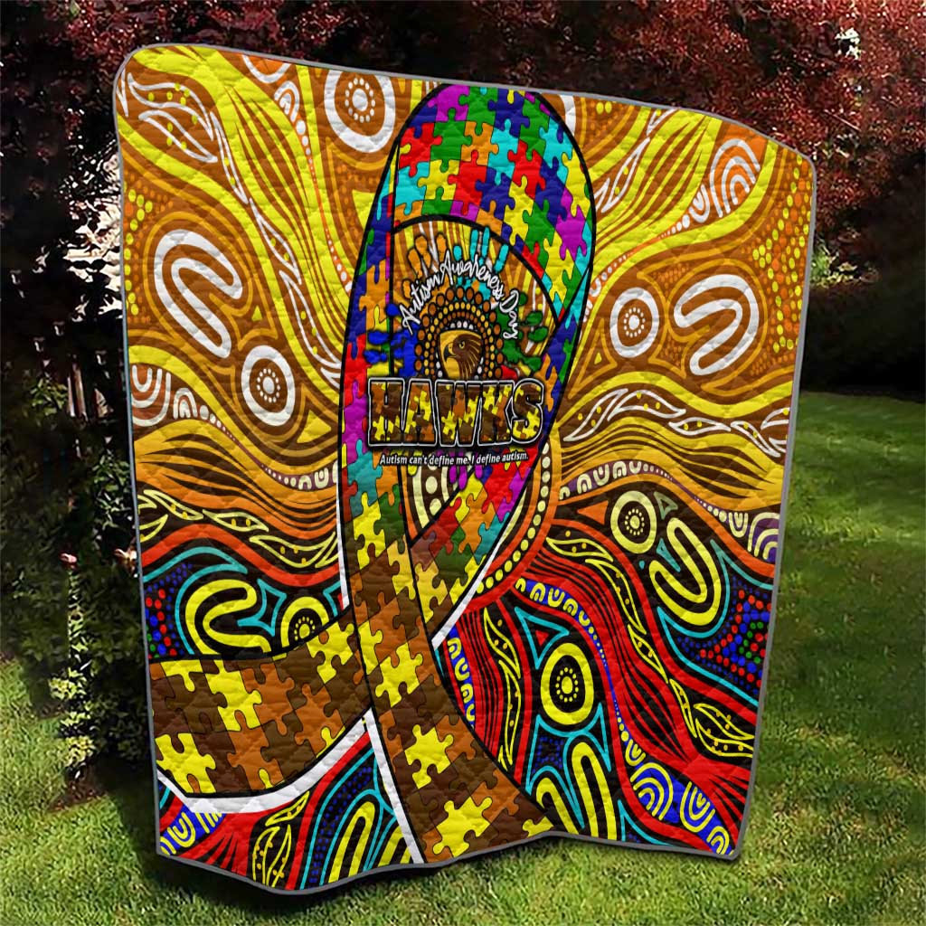 Autism Awareness Australia Hawthorn Hawks Quilt Aboriginal Indigenous Art