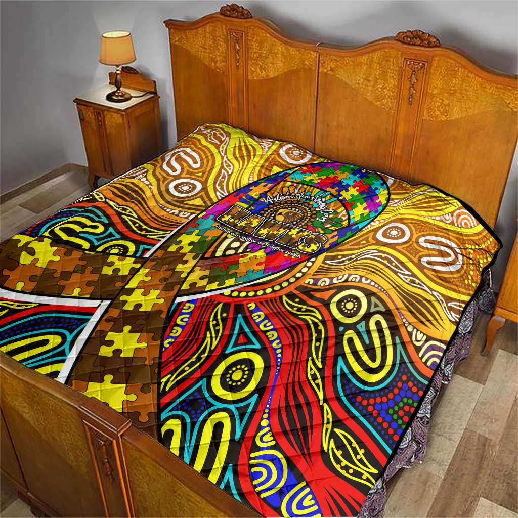 Autism Awareness Australia Hawthorn Hawks Quilt Aboriginal Indigenous Art
