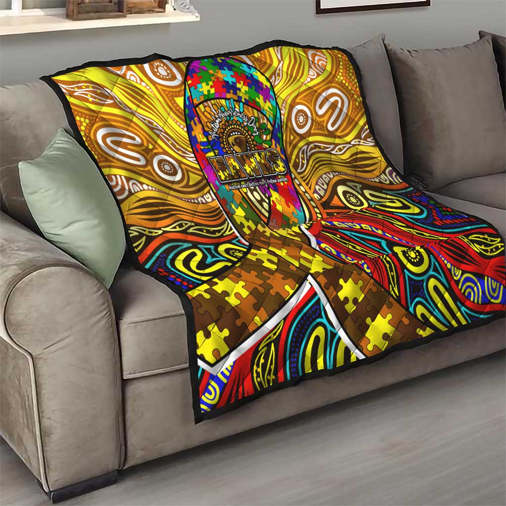 Autism Awareness Australia Hawthorn Hawks Quilt Aboriginal Indigenous Art
