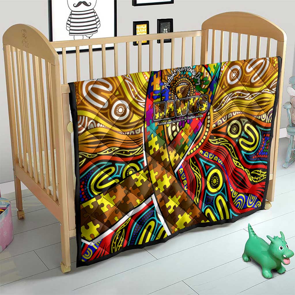 Autism Awareness Australia Hawthorn Hawks Quilt Aboriginal Indigenous Art
