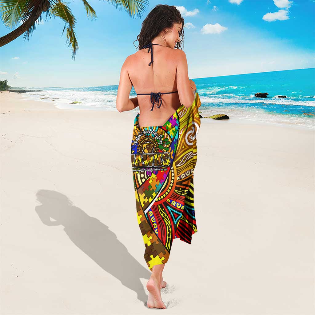 Autism Awareness Australia Hawthorn Hawks Sarong Aboriginal Indigenous Art