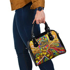 Autism Awareness Australia Hawthorn Hawks Shoulder Handbag Aboriginal Indigenous Art