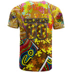 Autism Awareness Australia Hawthorn Hawks T Shirt Aboriginal Indigenous Art