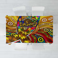 Autism Awareness Australia Hawthorn Hawks Tablecloth Aboriginal Indigenous Art