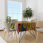 Autism Awareness Australia Hawthorn Hawks Tablecloth Aboriginal Indigenous Art