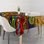 Autism Awareness Australia Hawthorn Hawks Tablecloth Aboriginal Indigenous Art