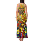 Autism Awareness Australia Hawthorn Hawks Tank Maxi Dress Aboriginal Indigenous Art