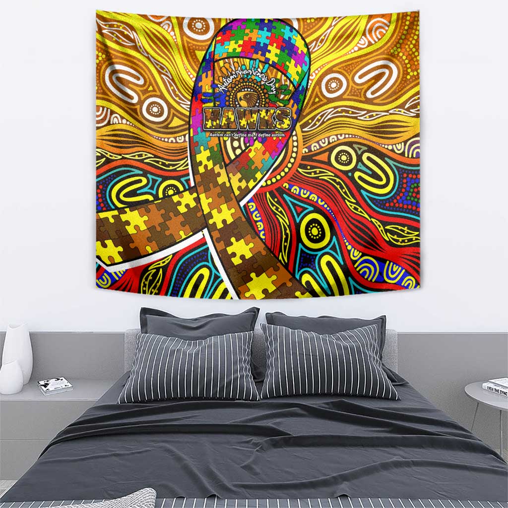 Autism Awareness Australia Hawthorn Hawks Tapestry Aboriginal Indigenous Art