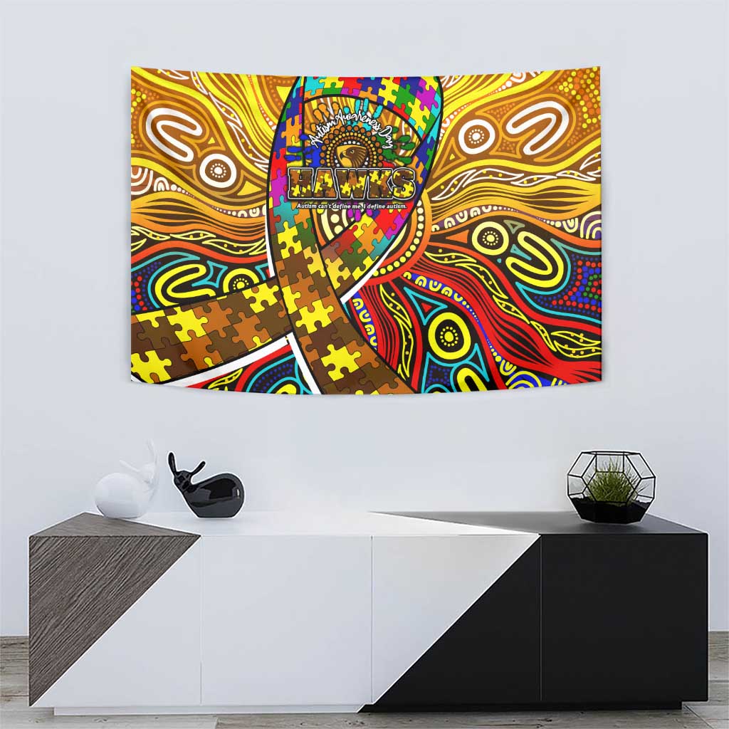 Autism Awareness Australia Hawthorn Hawks Tapestry Aboriginal Indigenous Art