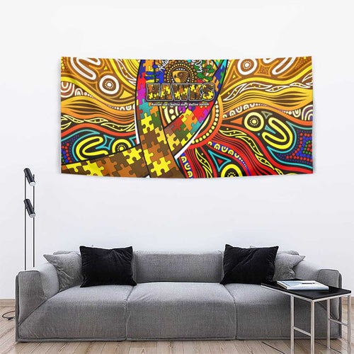 Autism Awareness Australia Hawthorn Hawks Tapestry Aboriginal Indigenous Art