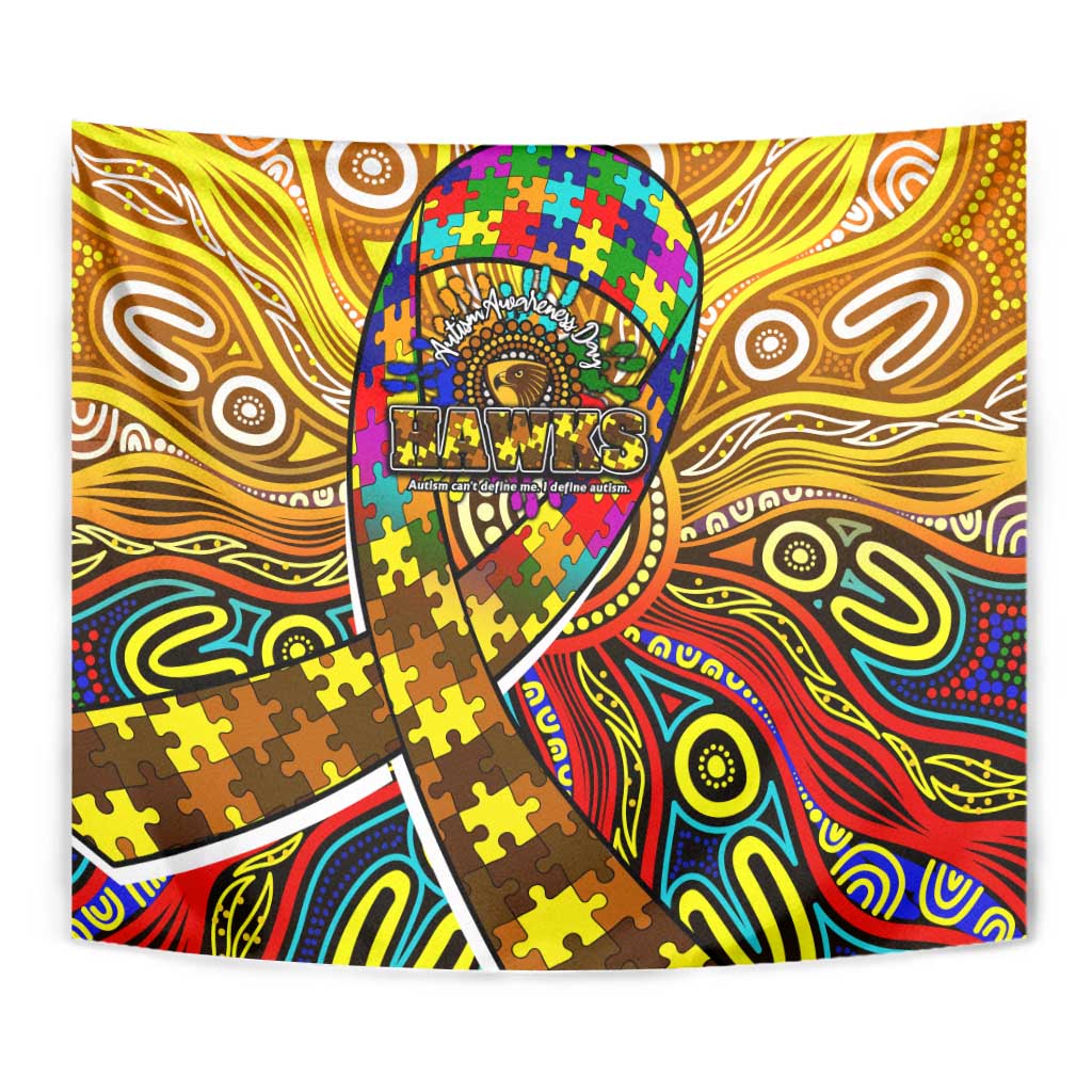 Autism Awareness Australia Hawthorn Hawks Tapestry Aboriginal Indigenous Art