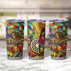 Autism Awareness Australia Hawthorn Hawks Tumbler Cup Aboriginal Indigenous Art