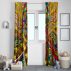 Autism Awareness Australia Hawthorn Hawks Window Curtain Aboriginal Indigenous Art
