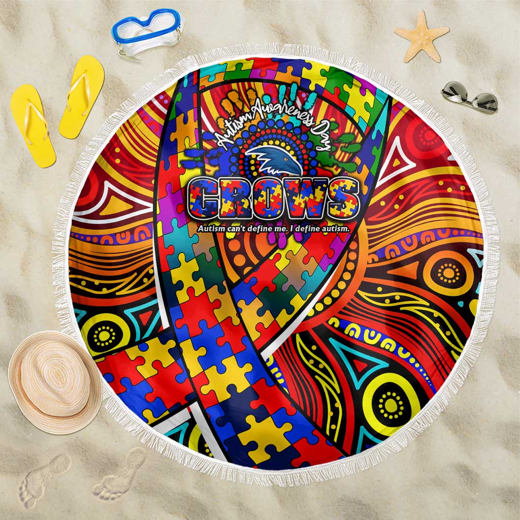 Autism Awareness Australia Adelaide Crows Beach Blanket Aboriginal Indigenous Art