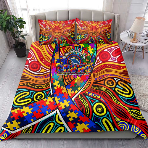Autism Awareness Australia Adelaide Crows Bedding Set Aboriginal Indigenous Art