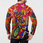Autism Awareness Australia Adelaide Crows Button Sweatshirt Aboriginal Indigenous Art